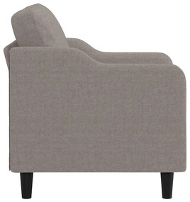 vidaXL Πολυθρόνα Taupe 60 εκ. Υφασμάτινη