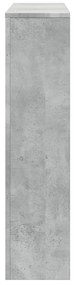 vidaXL Κάλυμμα Καλοριφέρ Γκρι Σκυροδέματος 175x20x82 εκ. Επεξ. Ξύλο