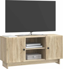 vidaXL Ντουλάπι TV 102 x 34,5 x 50 εκ. Sonoma Δρυς Επεξεργασμένο Ξύλο