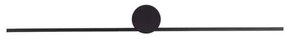 Φωτιστικό Τοίχου- Απλίκα Pin Led S 8127 61x6,5cm 1x6W Black Nowodvorski Αλουμίνιο,PC