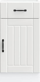 vidaXL ντουλάπι βάσης κουζίνας Lucca Λευκό κατασκευασμένο ξύλο