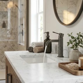 Sparke Miratto 01 Gun Metal - Μπαταρία νιπτήρα