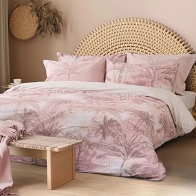 Σεντόνια Curacao Με Λάστιχο (Σετ 3τμχ) Rose Nima Μονό 100x232cm 100% Βαμβάκι