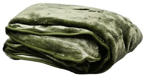 Κουβέρτα μινκ σε χρώμα πράσινο 220x230