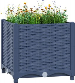 vidaXL Ζαρντινιέρα 40 x 40 x 38 εκ. από Πολυπροπυλένιο