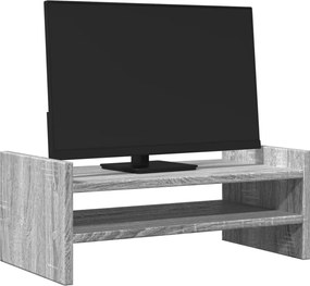vidaXL Βάση Οθόνης Γκρι Sonoma 50x27x20 εκ. από Επεξεργασμένο Ξύλο