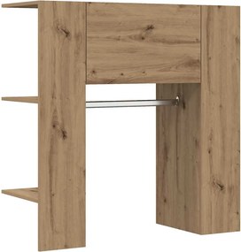 vidaXL Ντουλάπι διαδρόμου Δρυς τεχνίτης 97,5x37x99 cm Ξύλο μηχανής