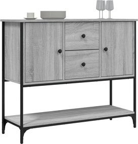 vidaXL Ντουλάπι Γκρι Sonoma 100x36x85 εκ. από Επεξεργασμένο Ξύλο