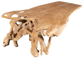 Coffee Table S Line 165cm X 107cm X Y50cm χειροποίητο απο ρίζα S1633-00N3