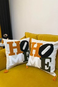 Stewehome Σετ 2 τεμαχίων μαξιλαροθήκες με κέντημα 43x43 cm
