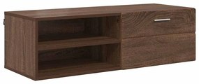 vidaXL Ντουλάπι TV Καφέ δρυς 100.5 x 39 x 30 εκ Επεξεργασμένο ξύλο