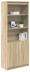 vidaXL Ντουλάπι Sonoma Δρυς 70x35x180 εκ. από Επεξεργασμένο Ξύλο