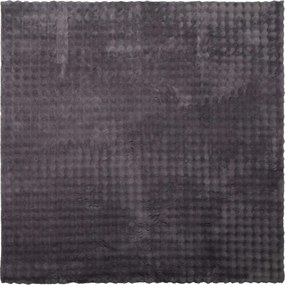 vidaXL Χαλιά χώρου τετράγωνο SIROLO Ανθρακί 200 x 200 cm Πολυεστέρας