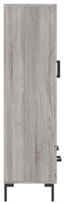 vidaXL Ντουλάπα Γκρι Sonoma 69,5 x 31 x 115 εκ. από Επεξεργασμένο Ξύλο