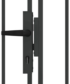 vidaXL Πύλη Φράχτη Άλλο Ρυθμιζόμενος Γκρι 400 x 150 cm Ατσάλι