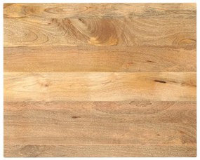 Επιφάνεια Τραπεζιού Ορθογώνια 90x80x3,8 εκ. Μασίφ Ξύλο Μάνγκο