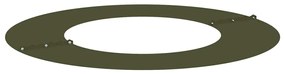 vidaXL Φλατ Δαχτυλίδια Δέντρων 5 pcs Λαδί Ø40 / 70 εκ. Ατσάλι