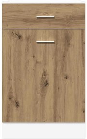 vidaXL Συρτάρι κάτω ντουλάπι Lyon Artisan Oak Κατασκευασμένο ξύλο