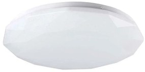 Πλαφονιέρα Οροφής LED 60W 230V 360° 6000lm IP20 Ø500x75m Πλαστική Στρογγυλή Diamond Round Cover με Εναλλαγή Χρωμάτων & Χειριστήρ 2114921