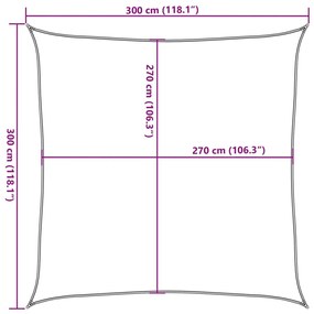 ΠΑΝΙ ΣΚΙΑΣΗΣ ΤΕΤΡΑΓΩΝΟ ΆΜΜΟΥ 3 X 3 Μ. 160 ΓΡ./Μ² ΑΠΟ HDPE 4002021