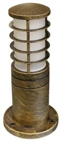 Επιδαπέδιο Φωτιστικό Κολώνα IP44 Ε27 Φ14cm Brass 9-711471 Lumen-9-711471-Ορείχαλκος 9-711471
