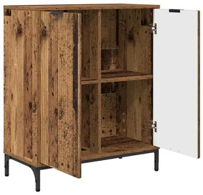 vidaXL Πλαϊνό γραφείο Παλαιό ξύλο 69.5 x 33 x 82 εκ.