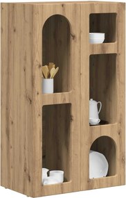VidaXL Πλαϊνό γραφείο ELST Artisan Oak 59 x 35 x 100,5 εκ