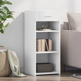 vidaXL Συρταριέρα Λευκή 40x42,5x93 εκ. από Επεξεργασμένο Ξύλο