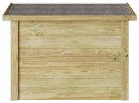 vidaXL Κουτί αποθήκευσης με αποθήκευση Καφέ 80 x 44.5 x 57.5 εκ.