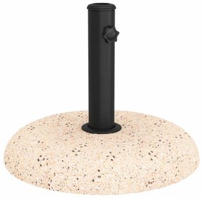 vidaXL Βάση ομπρέλας Κίτρινο και Μαύρο 45 x 45 x 40 cm