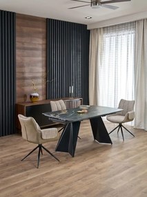 Τραπέζι Armani Επεκτεινόμενο-Μαύρο