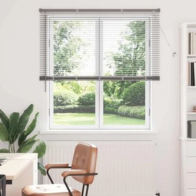 vidaXL Βενετσιάνικες Ρόδες Ασημί 175 x 135 εκ Αλουμίνιο