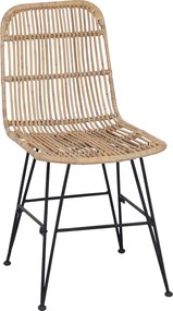 vidaXL Καρέκλα τραπεζαρίας 2 pcs Φυσικό 41 x 55 x 85 εκ.