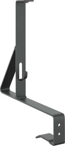 vidaXL Υποστήριξη Φράχτη Χιονιού Ανθρακί 29,5 x 3 x 34,5 εκ Ατσάλι