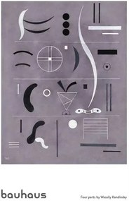 Αφίσα Wassily Kandinsky - Bauhaus Four Parts