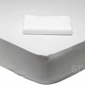 Σεντόνι Ημίδιπλο Με Λάστιχο (120x200+35) Das Home Best Line Λευκό