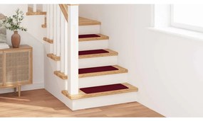 vidaXL Σκαλοπάτια 15 pcs Μπορντό 60 x 25 cm Πολυπροπυλένιο