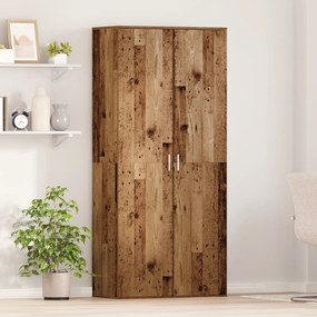 vidaXL Υψηλό ντουλάπι Παλιό Ξύλο 80x39x178 εκ. Κατασκευασμένο Ξύλο