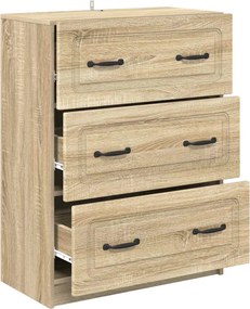 vidaXL Ντουλάπι με Συρτάρια 66 x 34,5 x 87 εκ. Επεξεργασμένο Ξύλο