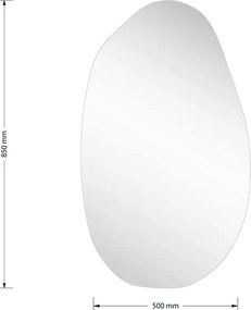 Καθρέπτης Frameless 2 pakoworld 50x1.2x85εκ