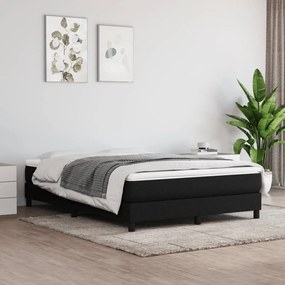 ΚΡΕΒΑΤΙ BOXSPRING ΜΕ ΣΤΡΩΜΑ ΜΑΥΡΟ 140X190 ΕΚ. ΥΦΑΣΜΑΤΙΝΟ 3144071