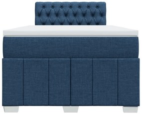 ΚΡΕΒΑΤΙ BOXSPRING ΜΕ ΣΤΡΩΜΑ ΜΠΛΕ 120X200 ΕΚ. ΥΦΑΣΜΑΤΙΝΟ 3287048