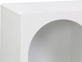 Μπουφές Emersi pakoworld με ράφια mdf σε λευκή απόχρωση 120x35x76εκ