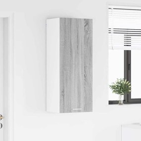vidaXL Κρεμαστό ντουλάπι Γκρίζο Σονομα 40 x 31 x 100 εκ.