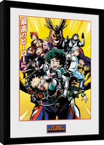 Κορνιζαρισμένη αφίσα My Hero Academia - Season 1