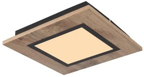 Πλαφονιέρα Φωτιστικό Οροφής LED 12W Σκούρο Καφέ Lea 67292D2 Globo Lighting-67292D2-Σκ. καφέ 67292D2