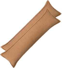 vidaXL Κάλυμμα Μαξιλαριού 2 pcs HOUTEN Μπεζ 40 x 145 εκ. Μπουκλέ