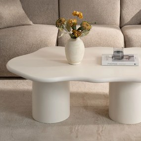 Τραπέζι Σαλονιού (120x70x45) Spitishop Nubia Cream
