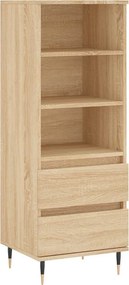 vidaXL Ντουλάπι Sonoma Δρυς 40x36x110 εκ. από Επεξεργασμένο Ξύλο