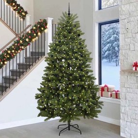 vidaXL Τεχνητό Χριστουγεννιάτικο Δέντρο 300 cm 300 LED Θερμό λευκό